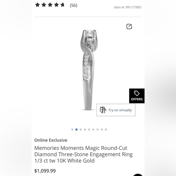 Kay Jewelers Diamond Engagement Ring - Picture 7 of 10